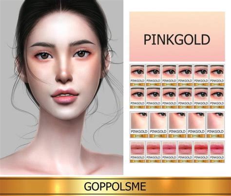 Gpme Gold Pink Gold Collection By Goppols Me For The Sims 4