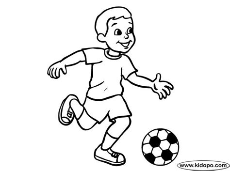 Game kids coloring book for boys turned out to be very interesting and varied game for boys actually. Boy Soccer Player 09 coloring page | Soccer players ...