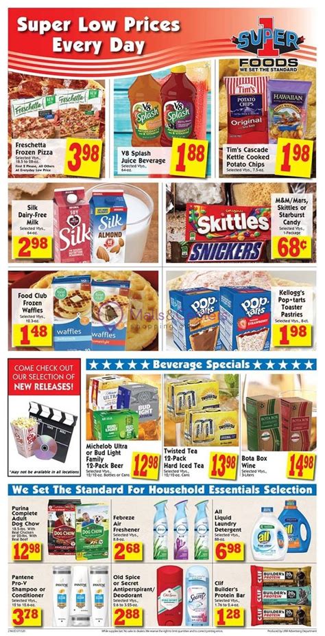 Latest giant food promotions, offers and deals. Super 1 Foods Weekly Ad - sales & flyers specials ...
