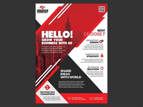 3665+ psd flyer templates with facebook covers for event, party or business. Free Corporate Flyer Template (PSD)