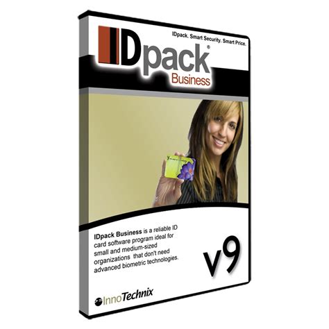 Custom picture id cards are beneficial to schools and workplaces because they increase security, support branding and unify staff and students. IDpack Business 9 - ID card software (BUSI9-1) - Aptika Canada