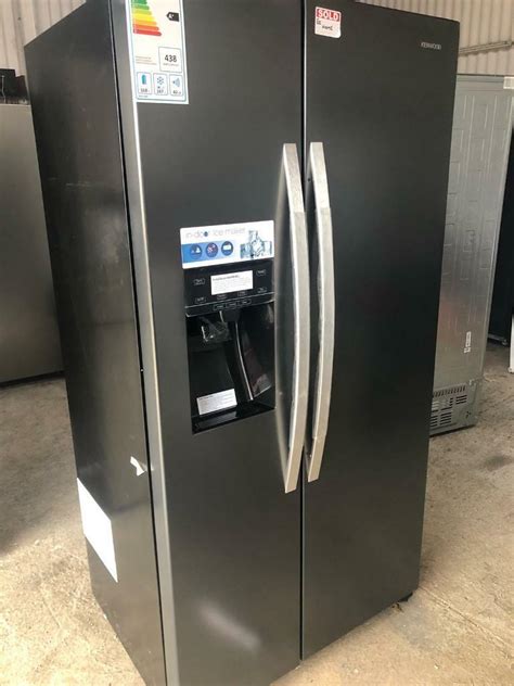 New Kenwood American Style Fridge Freezer With Water And Ice Dispenser