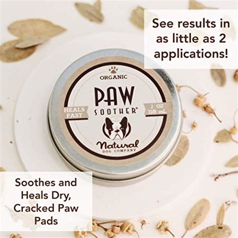 Natural Dog Company Paw Soother Heals Dry Cracked Irritated Dog