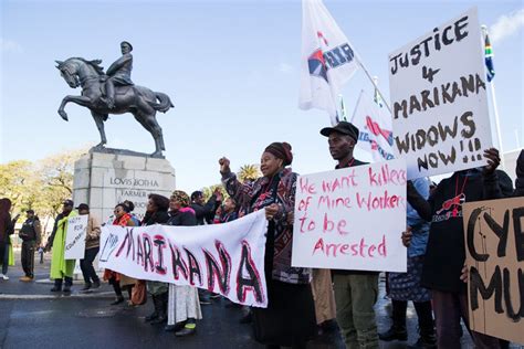 The anc have been criticised for its role in failing to prevent 16 august 2012 massacre of lonmin miners at marikana in the north west. Activists demand justice for Marikana massacre victims ...