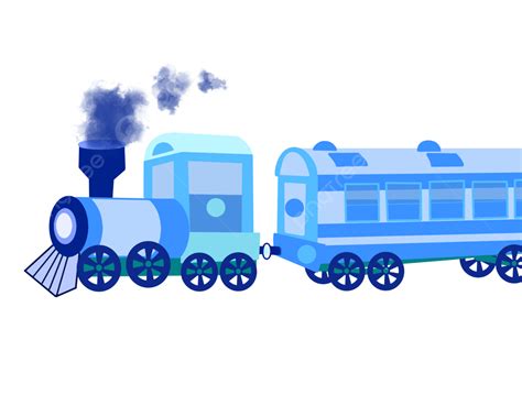 Ilustración De Dibujos Animados De Tren Azul Png Azul Tren Dibujos Animados Png Y Psd Para
