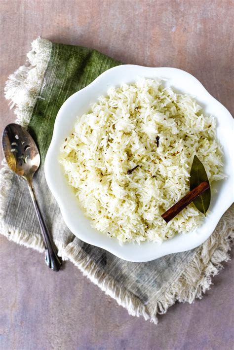Easy Jeera Rice Recipe Indian Cumin Rice