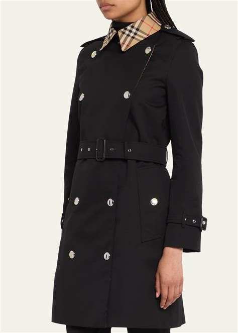 Burberry Montrose Belted Cotton Trench Coat Bergdorf Goodman