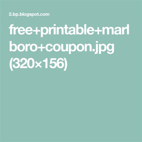 Marlboro coupon app for iphone. free+printable+marlboro+coupon.jpg (320×156) (With images ...