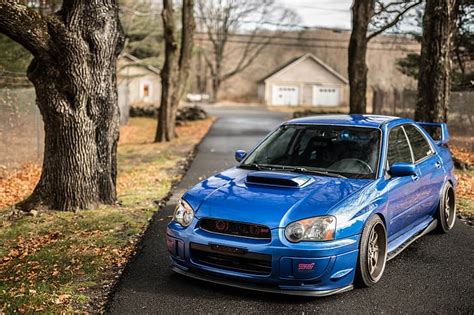 Hd Wallpaper Subaru Impreza Wrx Blue Sti Wallpaper Flare