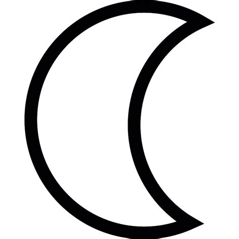 Crescent Moon Vector Svg Icon 14 Svg Repo Free Svg Icons