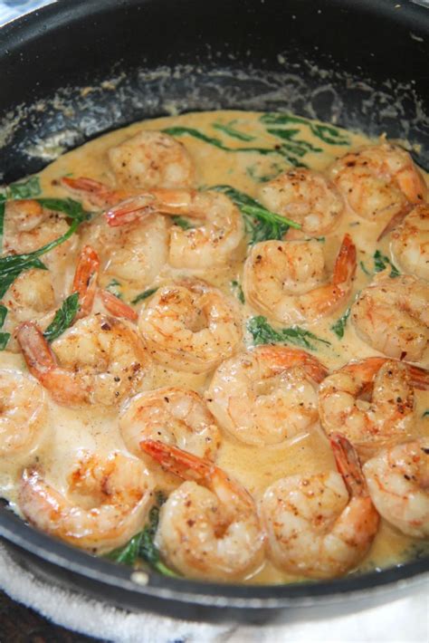 Creamy Garlic Shrimp Cooked By Julie