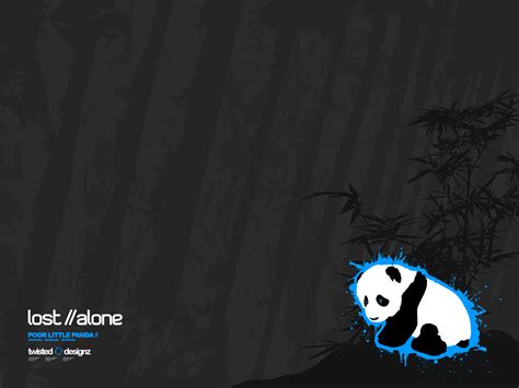 Free Download Seamless Cartoon Wallpaper With Cute Pandas Isolated On