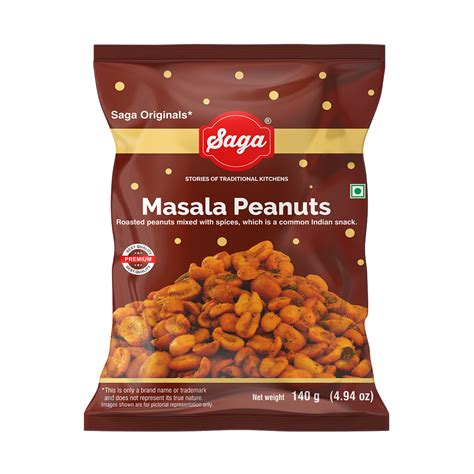 Buy Masala Peanuts Online South Indian Spicy Peanuts Saga Foods
