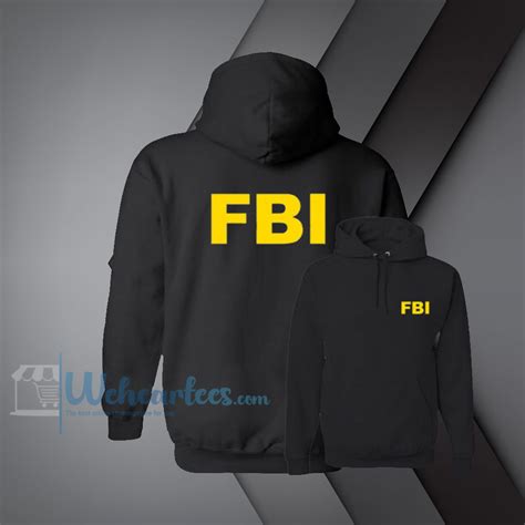 Wehfbi Federal Bureau Of Investigation Hoodie 2side
