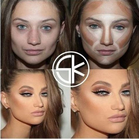 People with round faces look alluringly soft, innocent and feminine. Before and after contouring tutorials | Contour makeup, Nose makeup, Before and after contouring