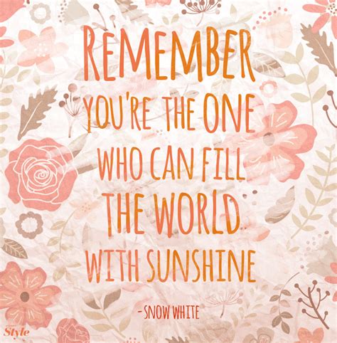 When you can't find the sunshine, be the sunshine.. Quotes about Ray Of Sunshine (29 quotes)