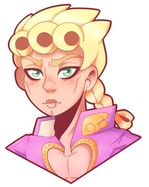 Fanart Giorno I Drew A While Back When The Part 5 Anime Was Announced
