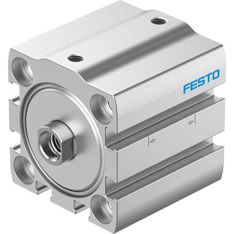 Cilindro Neumático Adn S Series Festo De Vástago De Pistón Magnético De Doble Efecto