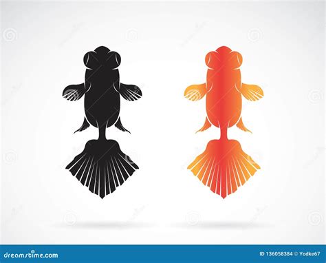 Vector Of Goldfish Design On White Background Fish Icon Pet