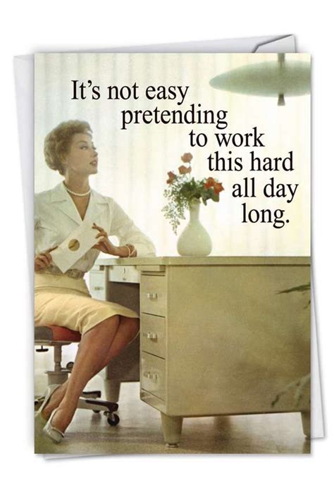 Old School Secretary Funny Administrative Professionals Day Card