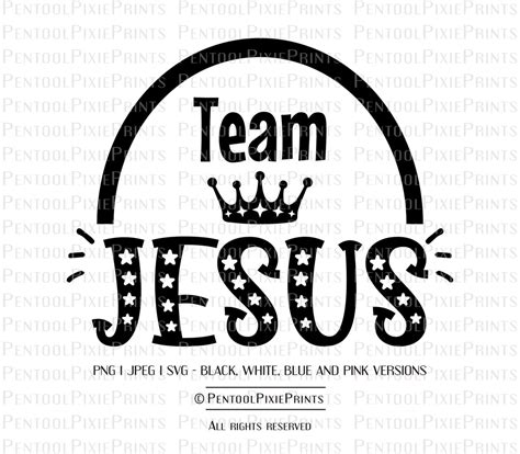 Team Jesus Christian Svg Bible Verse Svg Bible Svg Etsy India