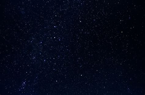 Dark Night Sky With Plenty Of Stars As Background Stock Photo
