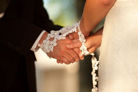 Tying The Knot A Handfasting Ceremony Is An Ancient Marriage Unity