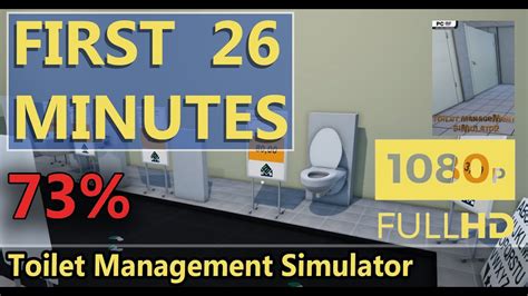 First Look Toilet Management Simulator Hd Gameplay Youtube