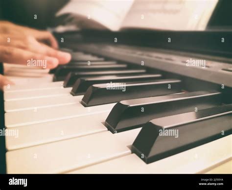 Hand Piano Keys Isolated Hi Res Stock Photography And Images Alamy