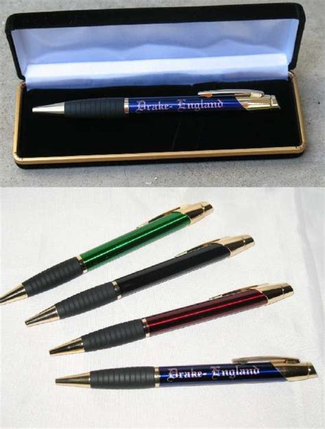 Custom Ink Pens Engraved Pen With Case