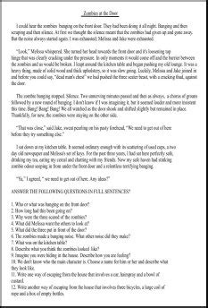 Make sure he reads each passage carefully before moving on towards answering questions. 18 Best Images of Super Teacher Worksheets Reading - Blank ...