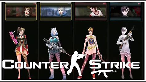 Evolution of Counter Strike Online Female All Characters in CSO - YouTube
