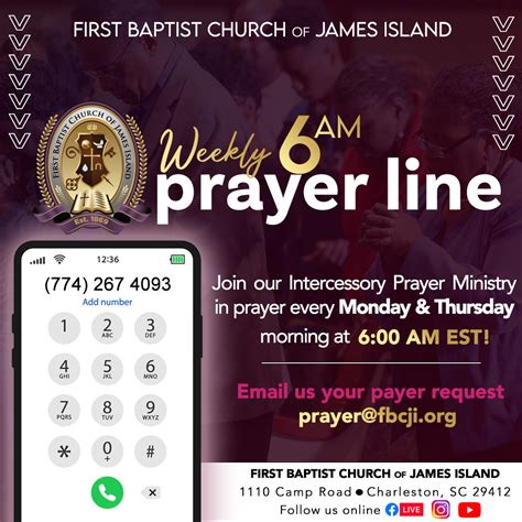 Prayer Ministry First Baptist Church Of James Island