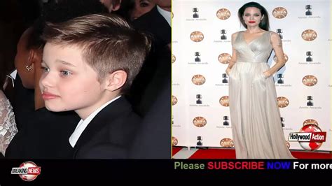 Angelina Jolie Brings Shiloh And Zahara To Annie Awards 2018 Youtube