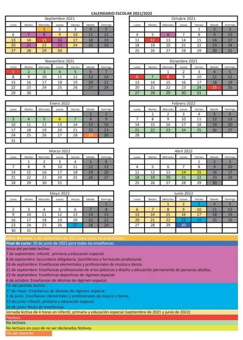 Calendario 2022 2023 Escolar Cantabria Imagesee