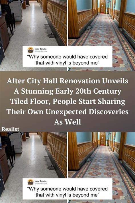After City Hall Renovation Unveils A Stunning Early 20th Century Tiled