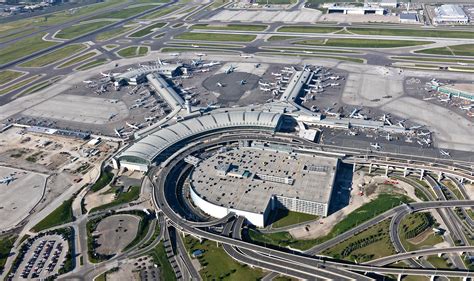 Aerial Photo Terminal 1 Parking Garage Pearson International Airport