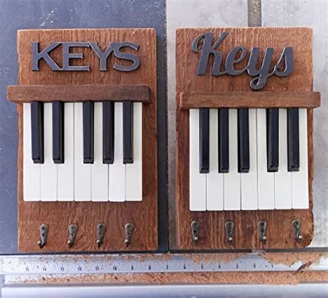Key Holder Repurposed Piano Keys Handmade