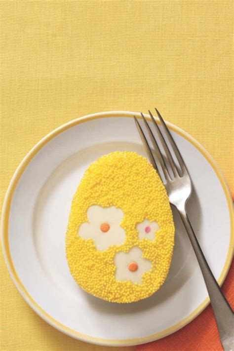 Traditionally, you decorate eggs for this holiday and there are several diy ideas on decorating easter eggs. Lemon Easter Egg Cake - easter desserts in 2020 | Easter ...