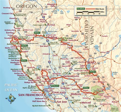 Northern California Map With Cities Campus Map