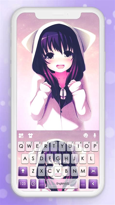 Anime Cat Girl Keyboard Background For Android 無料・ダウンロード