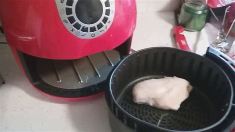 How to make frozen chicken breast in the air fryer start by preheating your air fryer to 370 degrees f, air fryer setting, for about 5 minutes. Cooking frozen chicken breasts in a Cooks Essentials Air ...