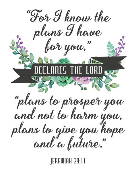 For I Know The Plans I Have For You Jeremiah 2911 Seeds Of Faith