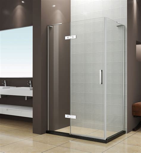 10mm Thickness Tempered Glass Frameless 2 Sided 3 Panel Sliding Shower