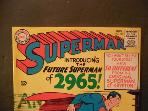 Superman 181 Nov 1965 Silver Age Dc Comics 1965 Comic Joseph M Zunno