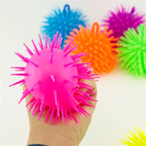 Squeeze Stress Spike Puffer Ball Rubber Toy Relieve Therapy Relax New Lot Favors Ebay