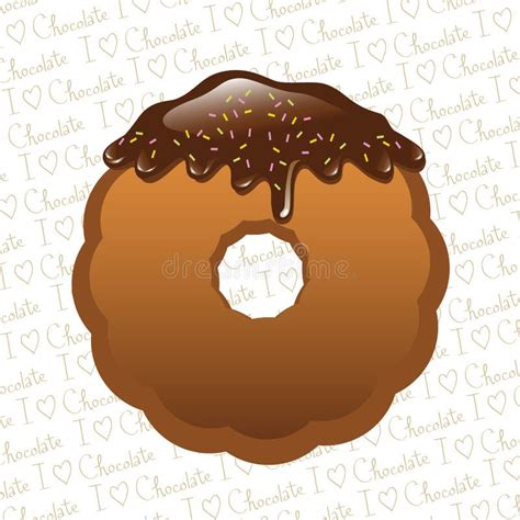 Chocolate Dipped Cookie Stock Vector Illustration Of Cream 9621669