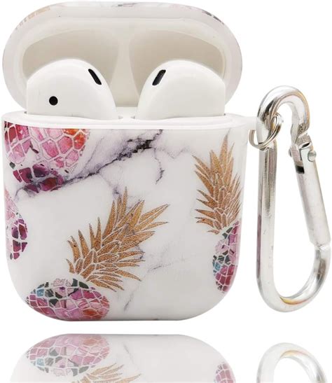 Cute Airpods Case Marble With Girls Kids Teens Smooth Tpu Shockproof No