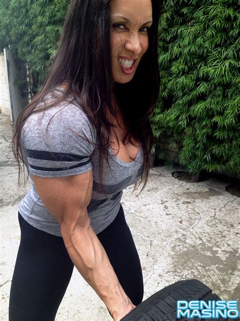 Muscle Woman Denise Masino Scary Looking Denise Muscle Women