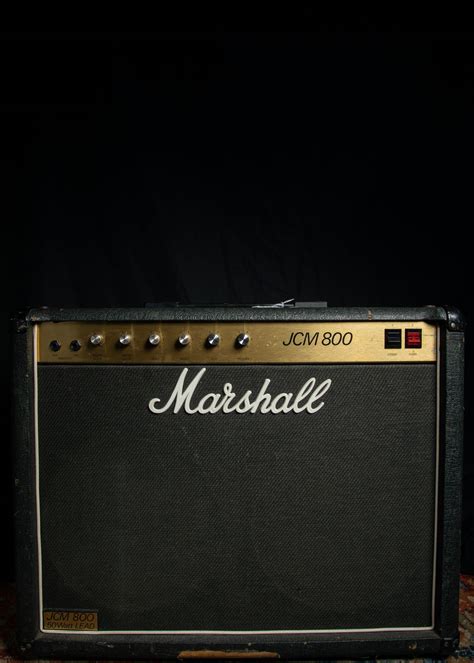 Marshall Jcm800 2x12 1984 Black Tolex Carter Vintage Guitars